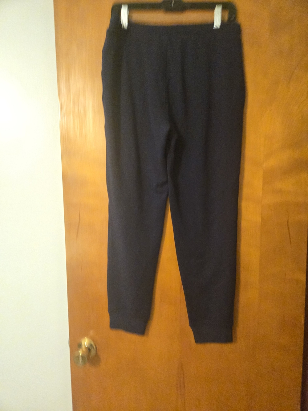 Quince Supersoft Fleece Joggers Navy Blue Size M - Picture 2 of 5